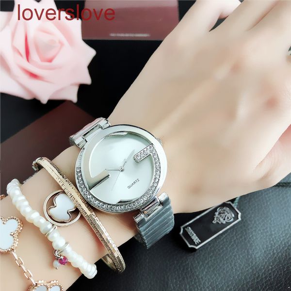 

luxury digner ladi gold watch women watch 35mm fashion drs datejust diamond 3 color dial stainls steel strap quartz movement, Slivery;golden