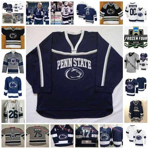 

xflsp college frozen four penn state nittany lions hockey jersey 3 alyssa machado jerseys 4 maeve connolly 5 karley garcia 6 carrie byrnes 7, Black