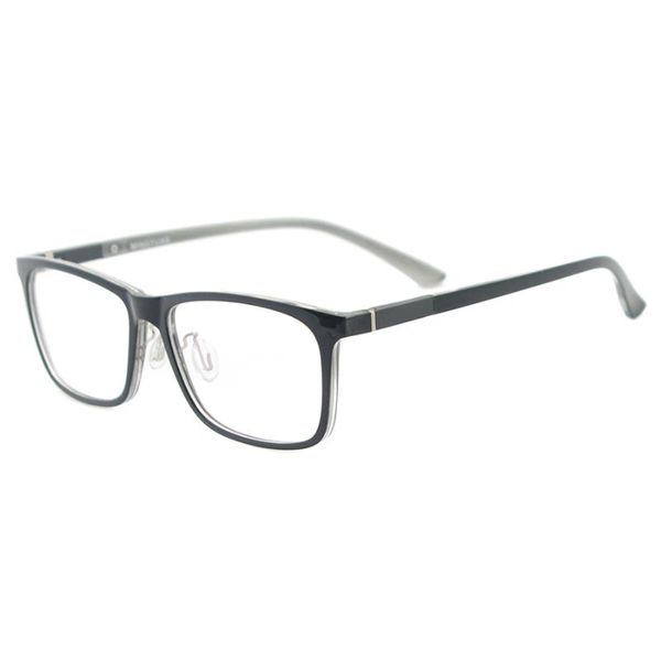 Moda güneş gözlüğü çerçeveleri erkek kadınlar tam jant dikdörtgen gözlükler hafif esnek esnek plastik gözlük reçete için bahar menteşe