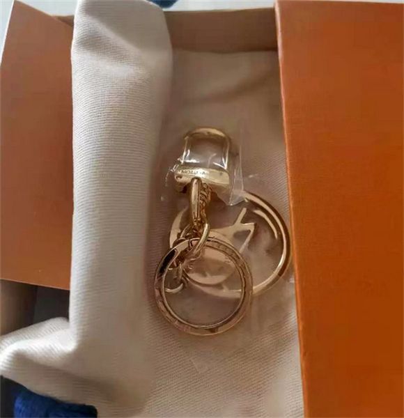 

fashion keychain woman mans keychains high qualtiy alloy fashionable handmadealloy buckle with box, Silver