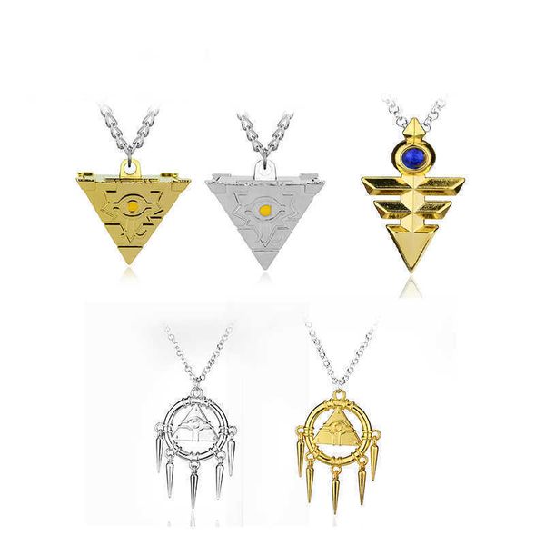 

3d yugioh necklace, 14 styles, gold, millennium pendant, animation, jewelry, toys, cosplay clothing, yu gi oh, gifts, direct, Silver