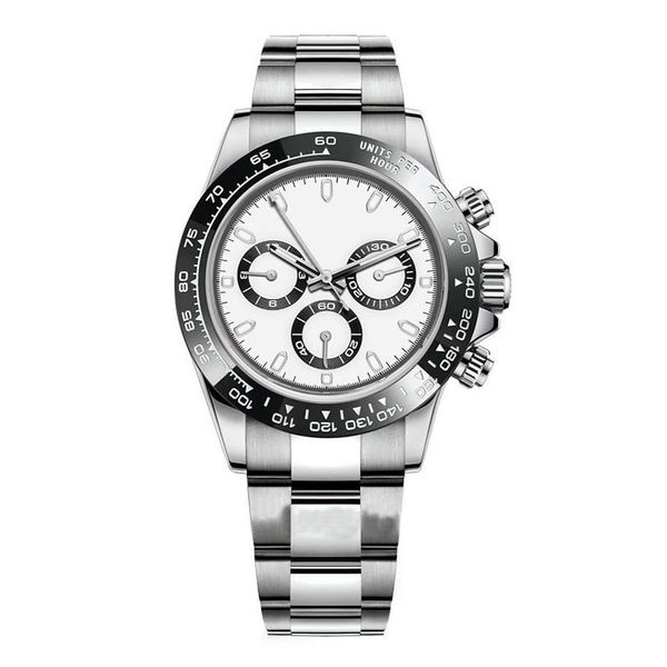 

deluxe mens watch 116500ln series automatic mechanical wristwatch 40mm ceramic bezel stainless steel luminous watch fashion waterp285t, Slivery;brown