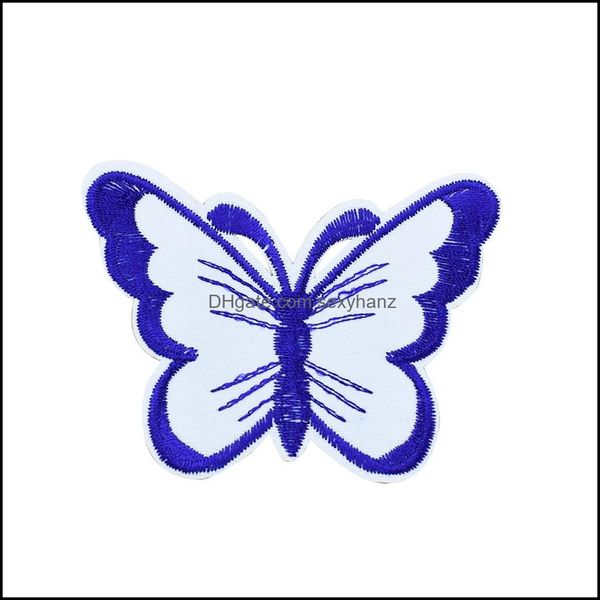 

sewing notions tools apparel 10 pcs butterflyes for clothing bags iron on transfer applique jeans sew embroidery diy drop delivery 2021 mk, Black