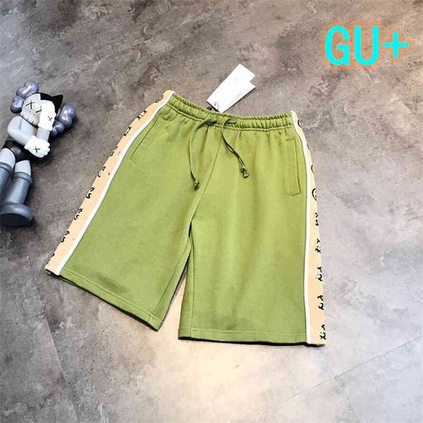 

2022 factory wholesale new gujia summer casual men's and women's shorts capris loose sports beach pants wvbg, Black