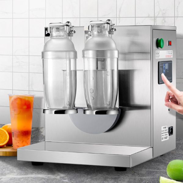 Máquina de agitação de chá de leite de aço inoxidável Boba shaker chiclete shaker liquidificador de liquidificador de máquina de chá de leite de leite
