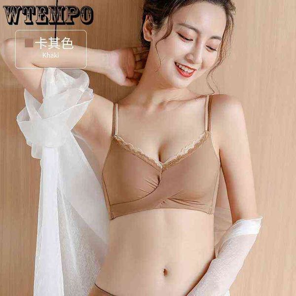 Bras Bras Kawaii Bra Push Up Women Invisible Sexy Sexy Leark Wired Женская девочка Wireless Bralette T220726