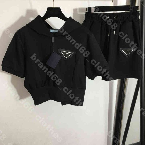 

designer pants 2 piece set women short sleeve hoodies shorts suit casual hoodie trousers tracksuits fashion trend letter logo pr..d brand f, White