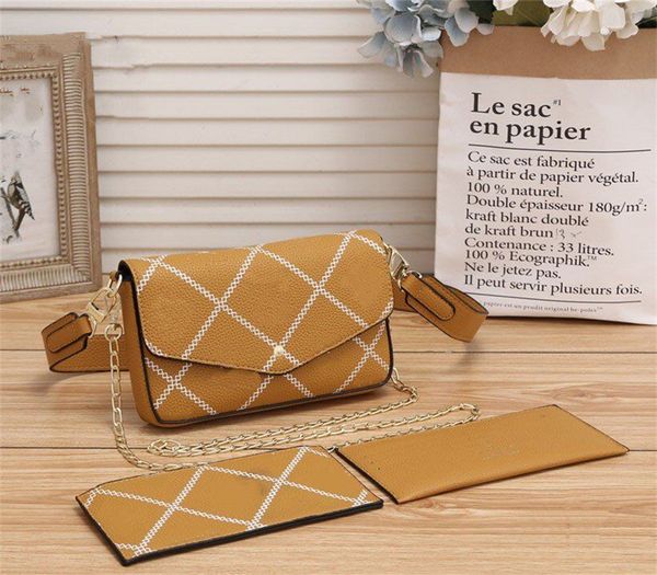 

sale set of 3 designers messenger bags luxurys handbags wallets ladies coin bags three items