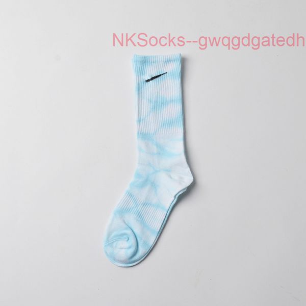 

men's fashion classic tie dyed socks hook brand men women long cotton sports high candy colour middle tube moisture absorption sock lux, Black