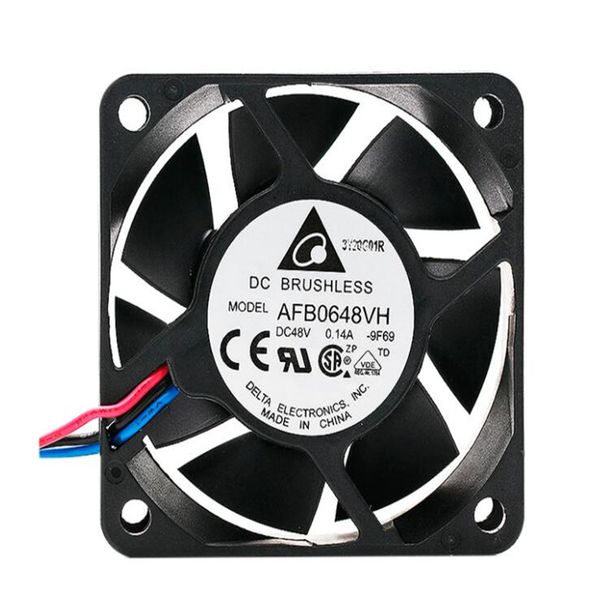 Ventilador de atacado: Delta original AFB0648VH 6025 48V 6cm 0.14A ventilador de refrigeração do inversor silencioso de três fios