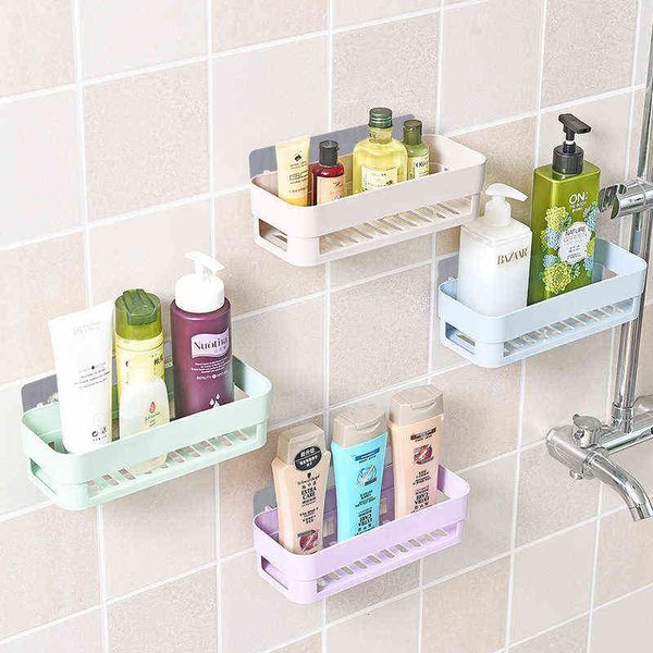 

bathroom wall mounted storage rack hole tracels suction toiletri toilet