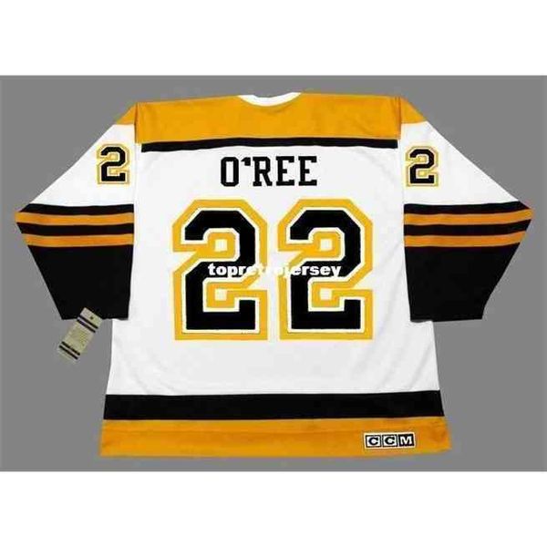 

shirts mens willie o'ree 1960's ccm vintage away retro hockey jersey, Gray