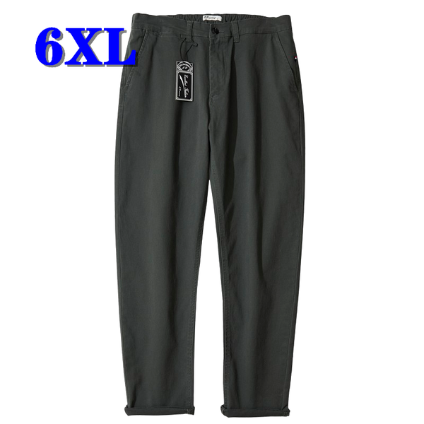

men's pants oversize men fashion casual trousers men's clothing streetwear loose wide leg elastic cotton plus size, Black