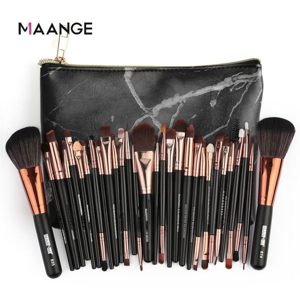 

maange makeup brushes set professional 6 30pcs cosmetic powder eye shadow foundation blush blending make up brush maquiagem 220722