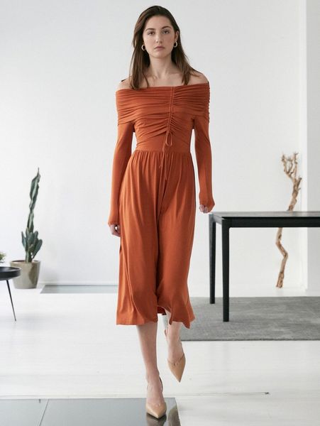 

motf premium cotton gathered dress c9su#, Black;gray