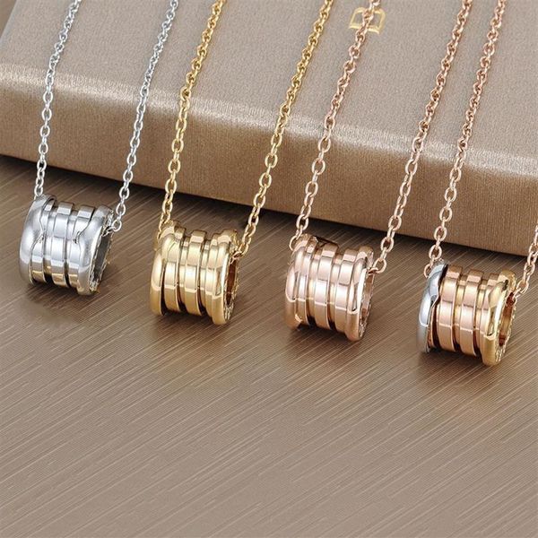 

2022 ceramic couple pendant necklace fashion designer design men and women valentine's day gift277q, Silver