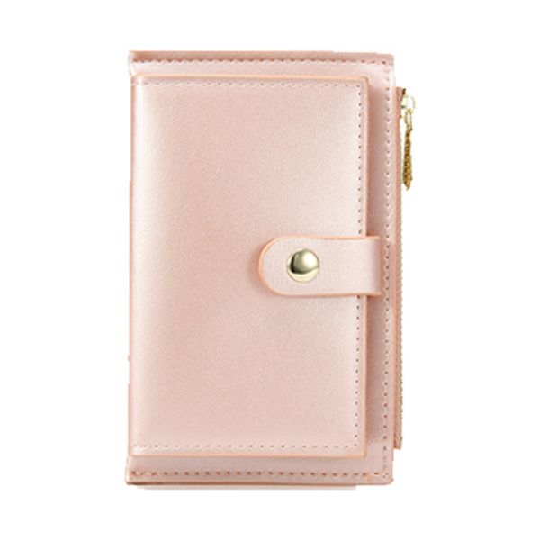 

new wristband women short wallet many departments female wallets clutch lady purse zipper phone pocket card holder ladies, Red;black