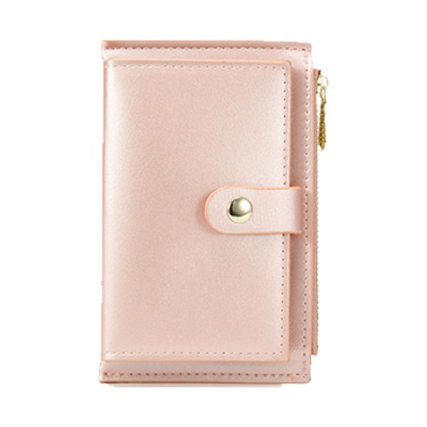 New Wrist Women Women Wallet Short Muitas Departamentos Carteiras Femininas Embreagem Lady Burse Zipper Pocket Card Ladies