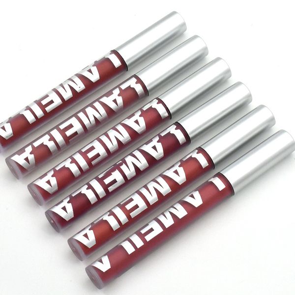 

lameila lip gloss silky smooth lipstick makeup women long lasting lipgloss matte velvet lip glaze wholesale