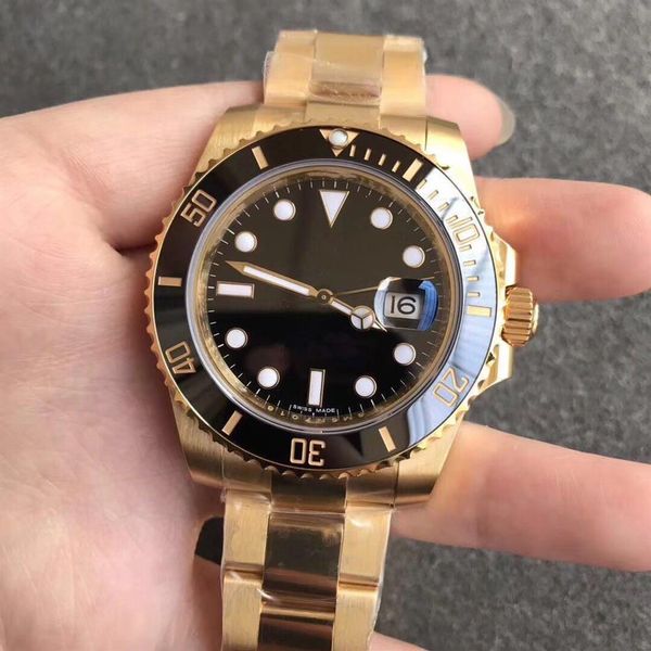 

selling whole mens automatic mechanical watches 2813 40mm stainless steel male wristwatches2732, Slivery;brown