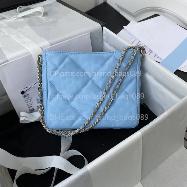 

wholesale 22p new bucket bag stylish and retro shoulder bag designer letter chain shopping bags luxury leather wallet lambskin caviar