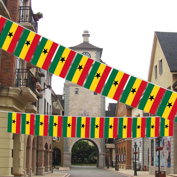 

ghana string flag 20 flag world country national hanging mini banner for party decoration