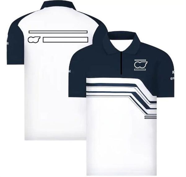 

2022 summer f1 formula one round neck t-shirt, new polo shirt, the same custom