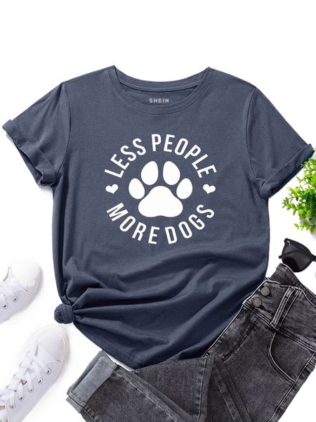 

paw & letter graphic tee y3od#, White