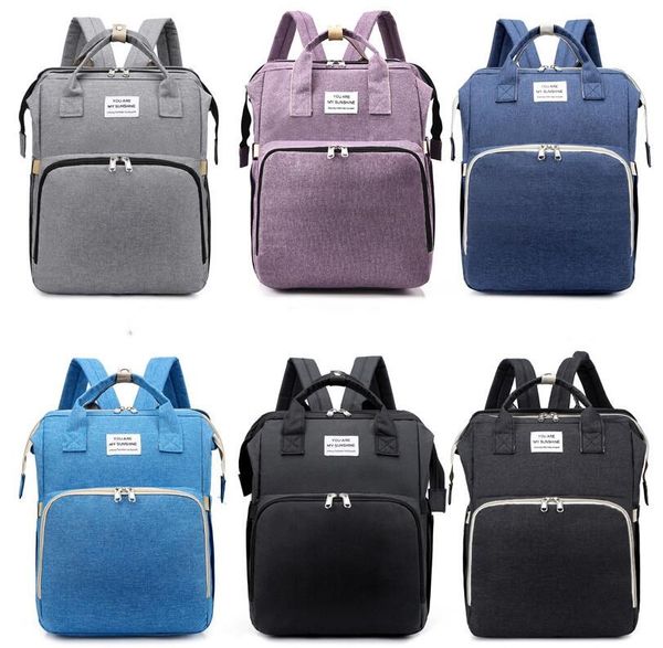 

diaper bags for baby boy girl mom backpack with changing station
