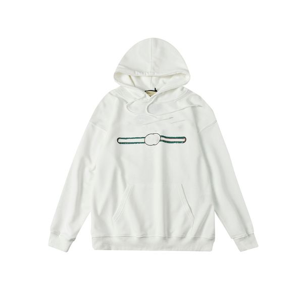 

2022 mens hoodies sweater spring italian designer fashion classic letter print solid color loose casual versatile same style couples oversiz, Black