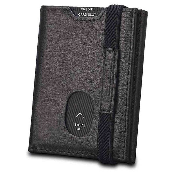 

bags handbags wallets leather multi card ultra-thin three fold anti magnetic men's short, Red;black