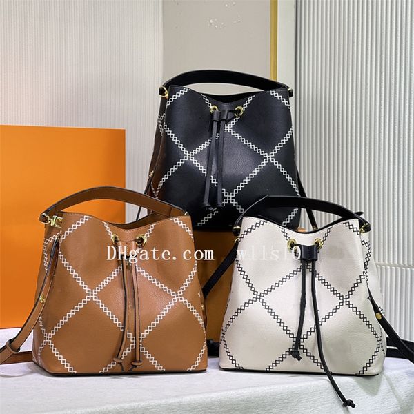 

handbags designers bags bucket 2022 fashions flower purses women tote brand letter genuine leather crossbody luxurys shoulder bag handbag
