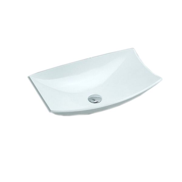 

Bathroom Solid Surface Stone Countertop Vessel Sink Fashionable Cloakroom Washbasin RS3828