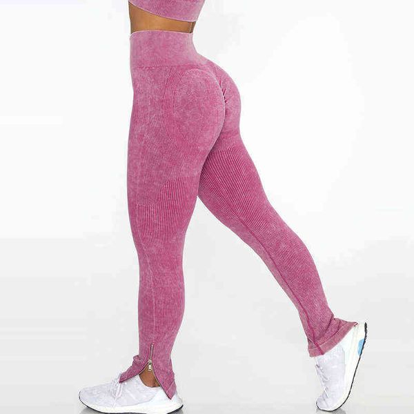 New Yoga Broek Vrouwen Leggings Voor Fitness Hoge Taille Lange Hip Push Up Panty Gym Kleding J220707