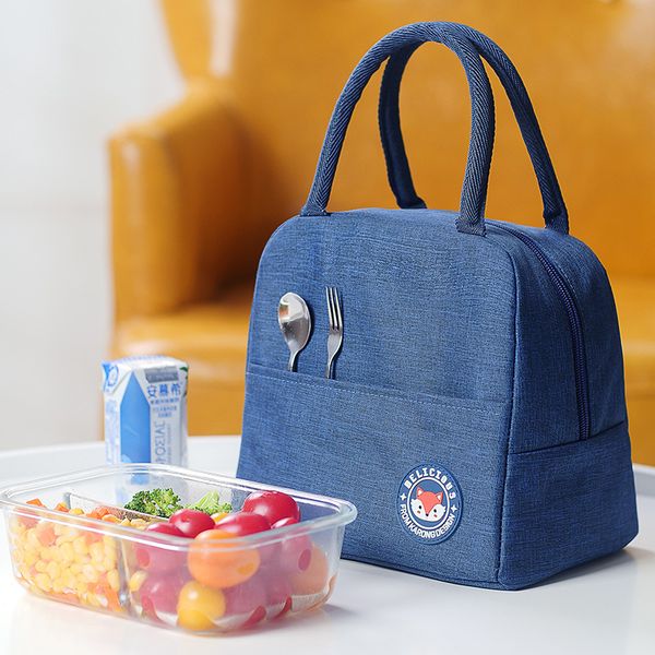 

insulated lunch bag cool bags work picnic food storage box tote for kids b1443