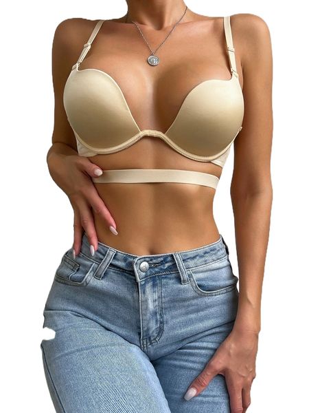 

solid underwire bra f2rl#, Black;red