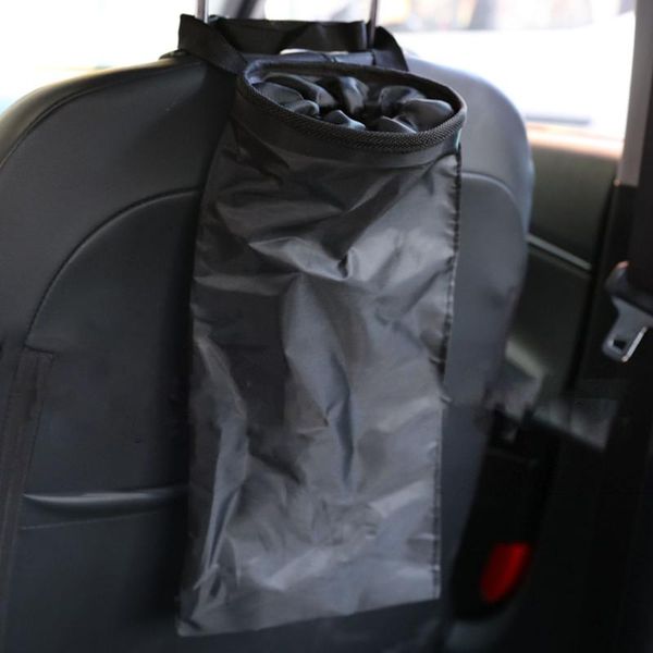 Andere Innenaccessoires Mode Papierkorb Müllcontainer Auto Auto Mülltonne Tasche Abfallbehälter Reinigungswerkzeuge Sitzlehne Oxford-Stoff LiO