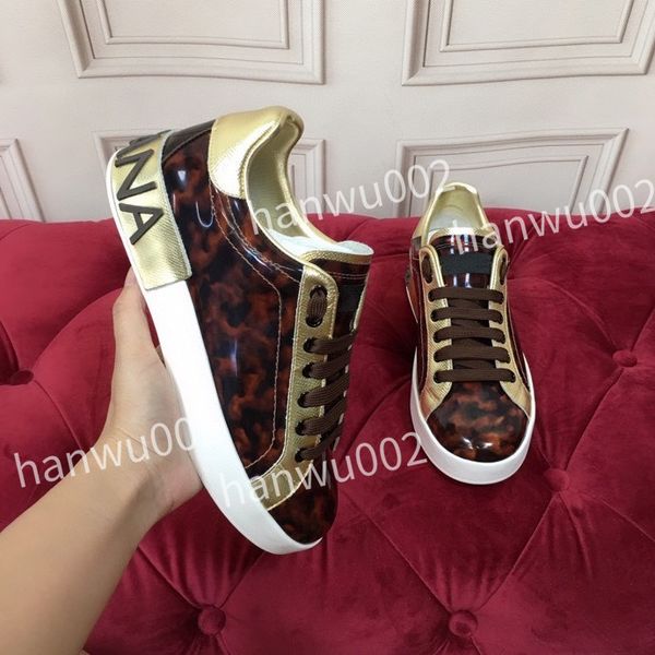 

spring men shoes luxury designer brand cowhide leather printing casual sneaker soft and comfortable size35-45, Black