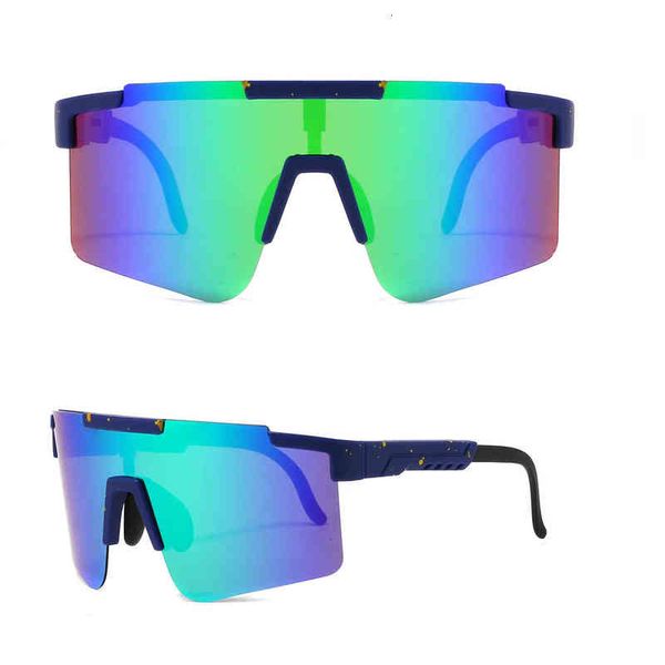 

2022 super new trend polarized sunglasses fashion urban men's and women's color changing hip-hop glasses excv, White;black