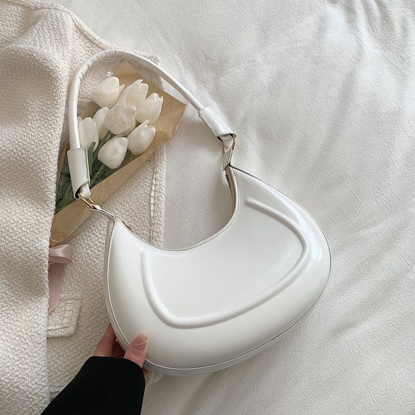 

5 colours plain designer hobo bag shoulder genuine leather fashion