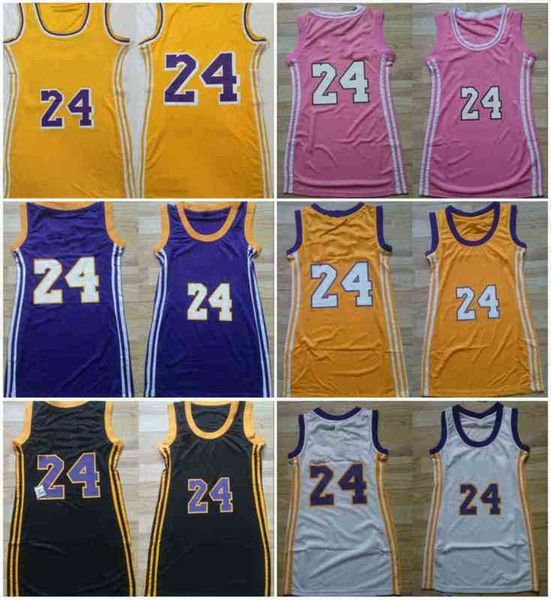 

mens women 24 lady jersey basketball shirt basketball jerseys drop shipping, Black