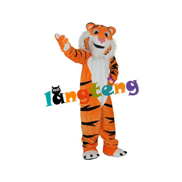 Mascot boneca traje 873 laranja tigre mascote traje adulto feriado desenhos animados fantasia vestido para festa