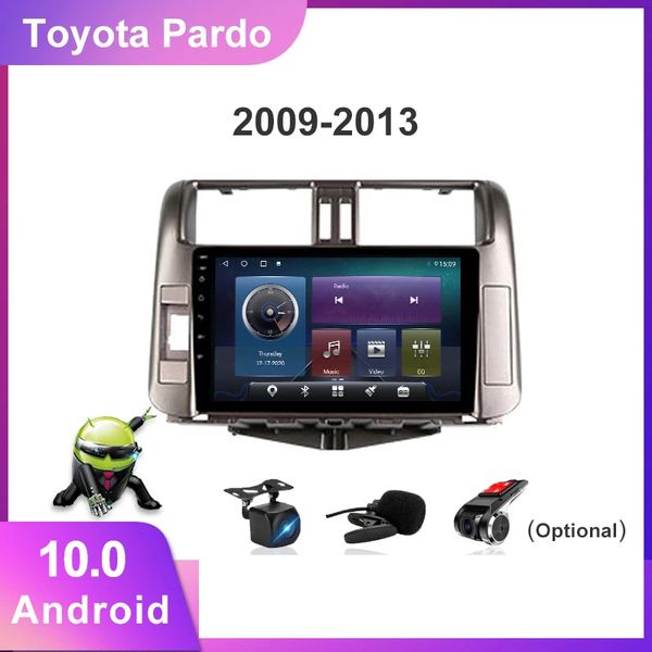 

9 inch android car video multimedia system for toyota prado 2009-2013 gps radio navigation