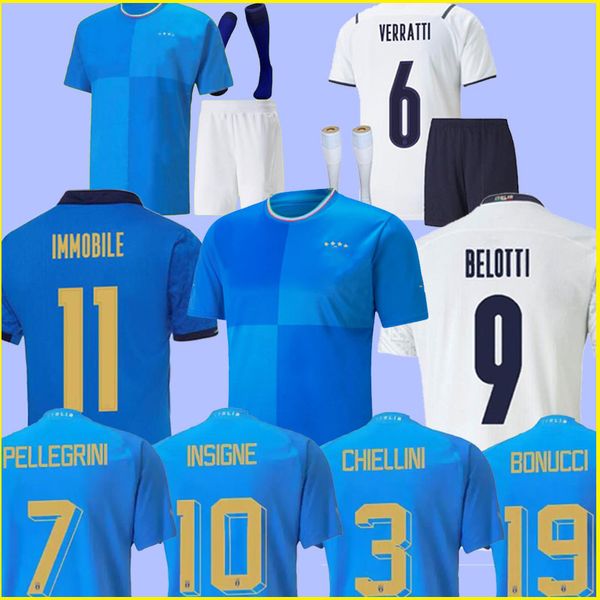 

italia 2022 2023 home insigne soccer jerseys bonucci jorginho verratti chiesa barella spinazzola finals chiellini men kids kit football shir, Black;yellow
