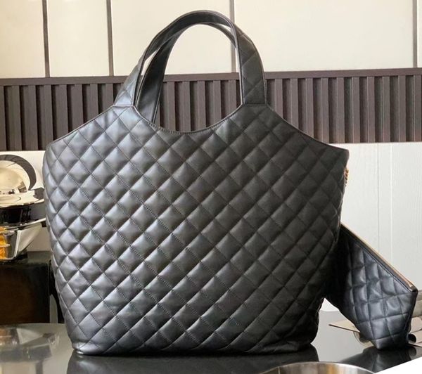 

icare tote shoulde shopping bags maxi designer wholesale luxury leather style woman handbag crossbody thread sheepskin plain a8