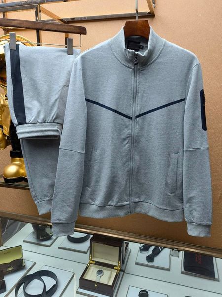 

tracksuits mens sportswear sports suits new products mens hedging simple and fashionable, Gray
