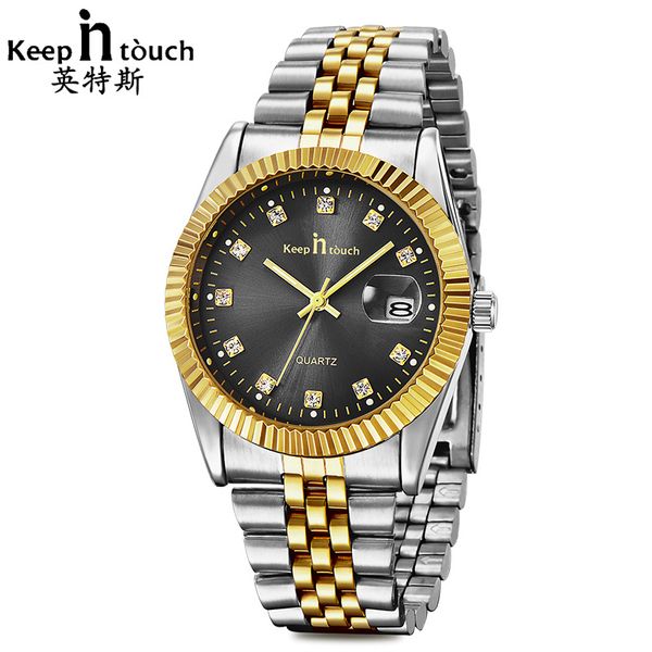 

classic luxury 2022 popular watches lovers quartz men's fashion chapter shows luxury q9, Slivery;brown