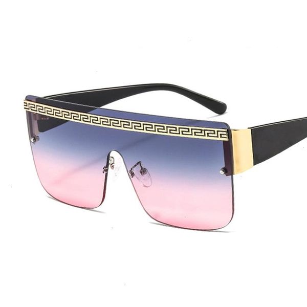 

style metal frameless sunglasses women design pilot for men sports fashion shade mirror oculos de sol, White;black