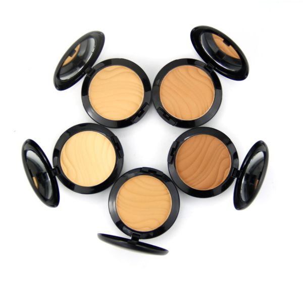 

face powder pressed setting face makeup private label new arrive 5 shades black case sell cosmetics foundation womens beauty