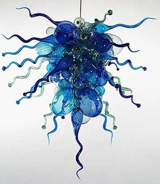 

diy led chandelier blown glass lighting bedroom lamp decoration art
